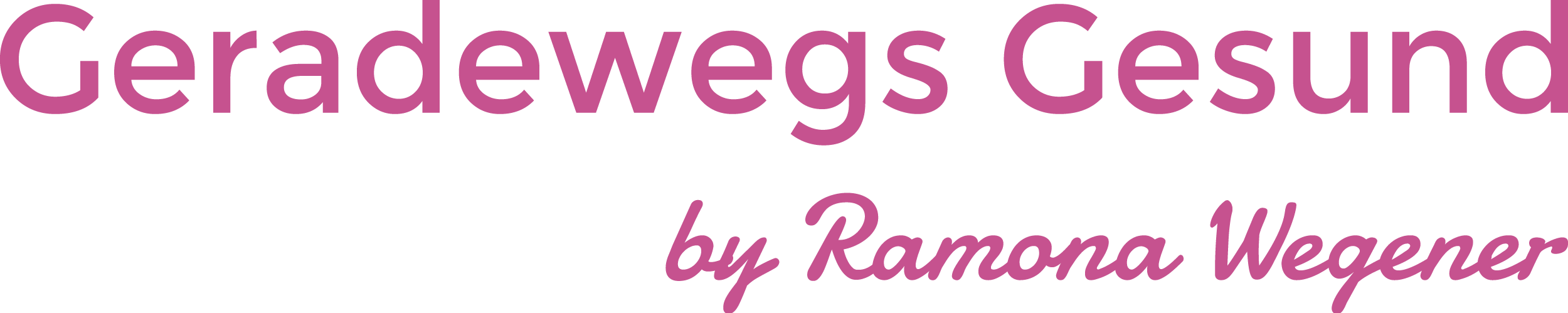 Geradewegs Gesund by Ramona Wegener